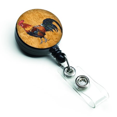 CAROLINES TREASURES Rooster Retractable Badge Reel 8651BR